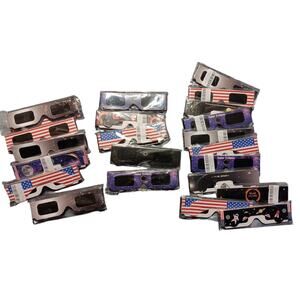 Solar Eclipse Viewing Glasses From 2024 (67 Pair) NIP In 5s 3s & 2s Misc Designs